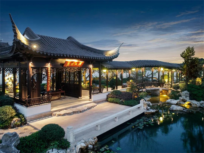 中式別墅庭院景觀(guān)，讓人至愛(ài)幾千年，蘊(yùn)含著心靈密碼和智慧的結(jié)晶